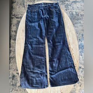 7 for all mankind wide leg trouser jeans “Ginger”